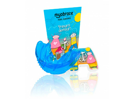 J3Mb Myobrace для малышей Этап 3. Коррекция прикуса. MEDIUM / Голубой (MRC)